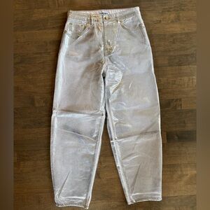 Ganni Stary Silver Women's Jeans NEW